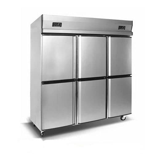 Tủ đông công nghiệp inox 6 cánh